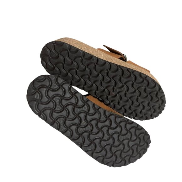 Papillio by Birkenstock Almina Nubuck Leather Sandals Pecan Size 38 7 Women's - Picture 12 of 14